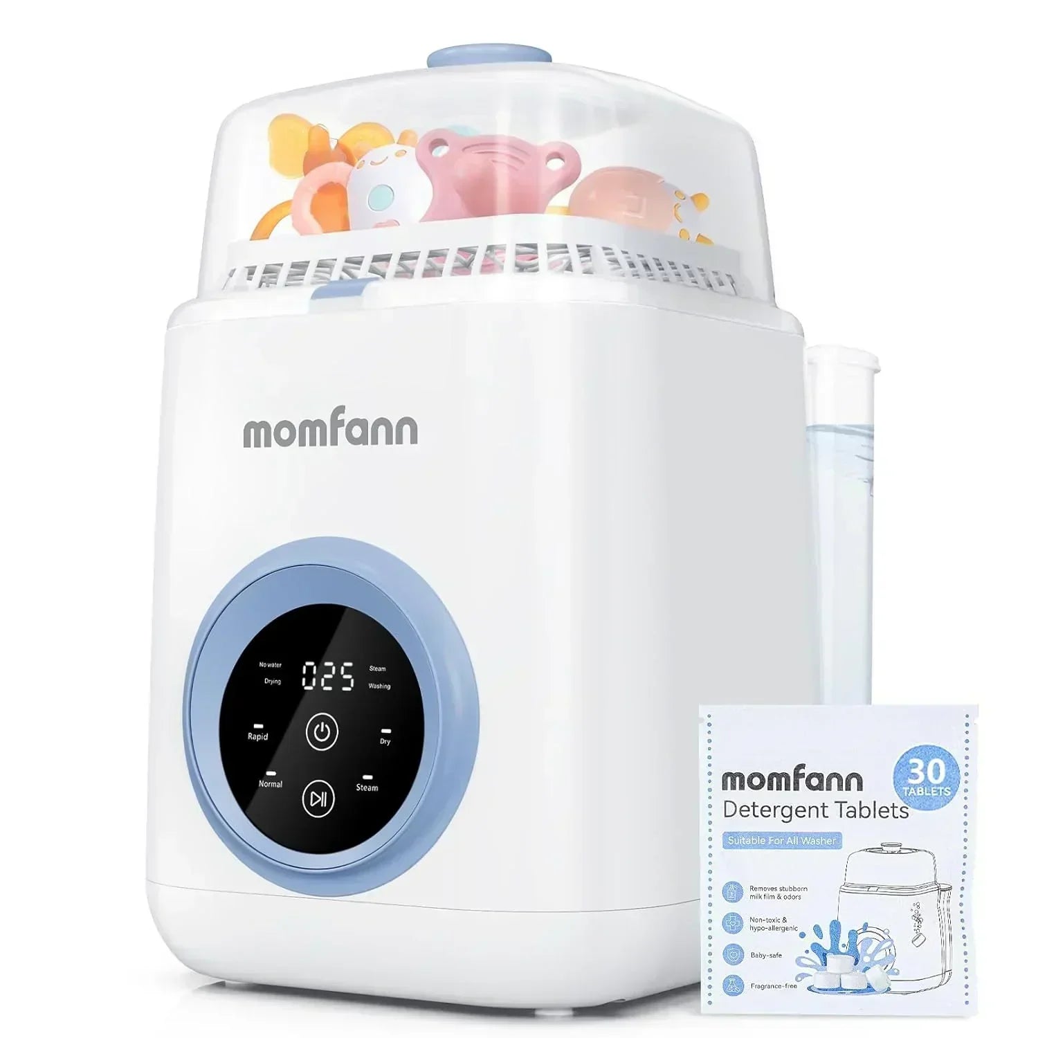 Baby Bottle Washer-19 Min Rapid Wash Sterilizer and Dryer All-in-One Cleaner Bottles Pump Parts